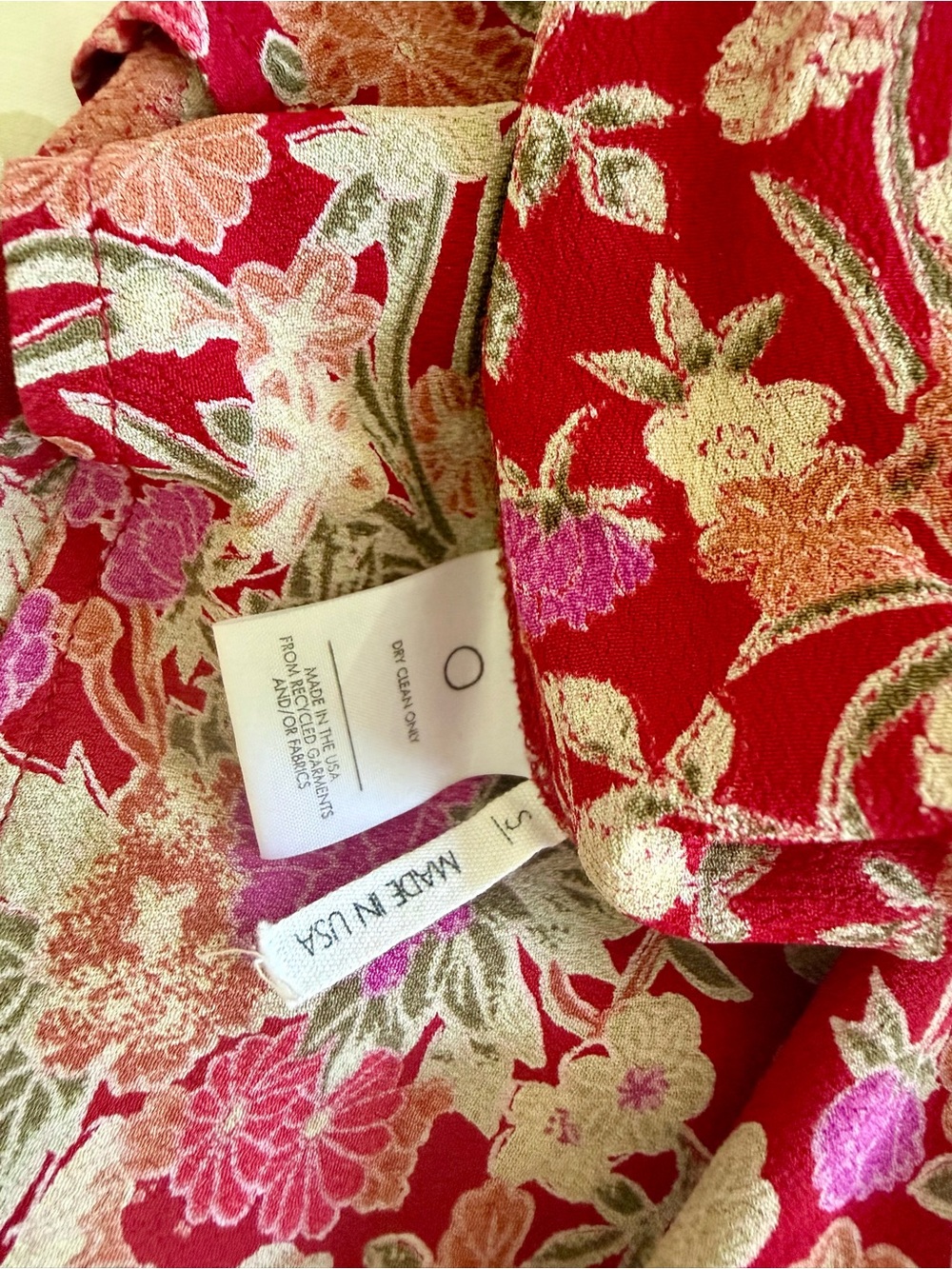 Reformation Floral Slip Dress in Red and Pink size S - Picture 5 of 5